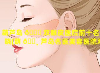 葫芦岛 🐋 双眼皮医院前十名揭晓(葫 🌸 芦岛名医美容医院双眼皮多少钱)